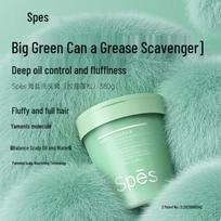 Spes Sea Salt Scalp Scrub Shampoo for Oily Hair blue