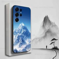 Sacred Mount Everest Case For Samsung S21,S20,S10,Plus,S9,S22,S25,Ultra,S24,S23,FE,Lite,Soft Silicone Black SamsungS10lite gray
