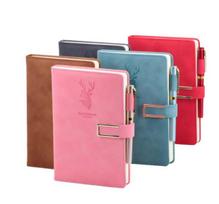 Customizable A5 Hardcover Diary Planner with Sewing Binding Leather/PU Leather Cover 80 Sheets (Brown,160 Pages) ruda