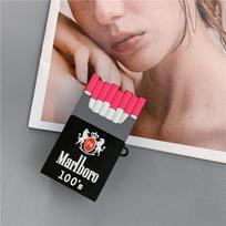 Tide markės Marlboro cigarečių dėklas AirPods Pro1/1/1 kartos apsauginis dėklas Apple Bluetooth ausinių silikoninis dėklas skirtas Airpods pro black