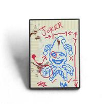 Brainstorm Joker Enamel Brooch Game Balatro Inspiration Badge Gamer Collection Creative Lapel Pin Fans Gift Accessories beige