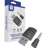 Bluetooth Audio Transmitter for PS5/PS4/PC, Wireless Headphone Adapter, Low Latency Gaming Dongle, Plug and Play, Black