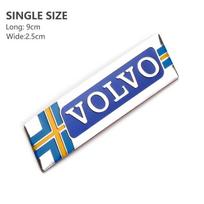 Automobilio priedai 3D aliuminio emblema Ženklelis Automobilio lipdukai Decal Volvo Xc60 Xc90 V40 V60 S60 V50 V90 S80 C40 XC40 V70 XC70 C30