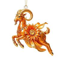 Galloping Goat Goat Hanging Ornament Animal Hanging Decoration  Backpack Decoration 10 multi