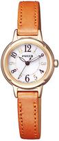 CITIZEN wicca Solar-Powered Business Watch, Second Hand Model KP3-627-10, Gold, Women's Student Style Watch beige