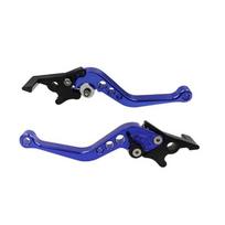 Motorcycle Modification Accessories  Double Disc Brake Universal Double Disc Brake Handle Lever for Electric mėlyna
