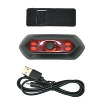Motociklo šalmo LED lemputė USB įkrovimo dviračio naktinio saugos signalo įspėjamoji lemputė galinė lemputė vandeniui atsparus važiavimo šalmo priedai gray