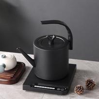 220V Electric Coffee Pot 1000ml Hot Water Jug Temperature-Control Heating Water Bottle Stainless Steel Gooseneck Tea Kettle EU juoda