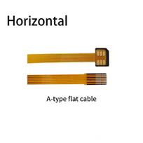 Nano 4Ff SIM kortelės konverteris FPC prailginimo laidas į Nano 4Ff Micro 3Ff Standard 2Ff SIM USIM kortelės adapterio konversijos linija Horizontal orange
