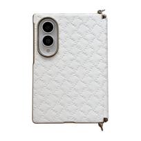 Samsung Z Fold 8 Wide Phone Case with Lanyard - New Style Protective Cover for Foldable Screen Z Fold 8 Wide white