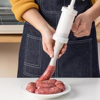 Dešrų gaminimo mašina dešrų užpildas Jerky Gun Manaul mėsos švirkštas namuose pagamintas naminis dešros įrankis mažas dešros įrankis dešros užpildas balta