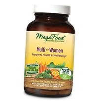 Multivitaminai moterims, Multi for Women, Mega Food (36343020) 120tab