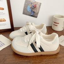 Niche big head ugly cute board shoes women's autumn new versatile student sports little white shoes 35