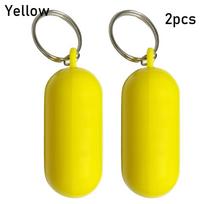 Marine Sailing Boat Float Canal Keychain Kayak keyring Floating Key ring Fender Buoyant holder 1pc geltona