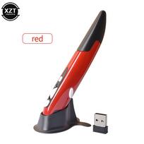 2.4G Wireless Mouse Pen Ergonomic Portable Pen Mouse USB Receiver Silent Optical Mouse for Laptop PC Office Home