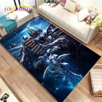 „World of Warcraft“, „WOW“, „Žaidėjų zonos kilimėlis“, „Svetainės miegamojo sofos kilimėlio apdailai“ skirtas kiliminis kilimėlis, 3D neslidus kilimėlis vaikams 40x60cm(15x23in) white