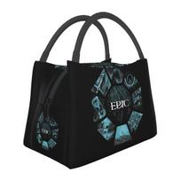 Epic The Musical Insulated Lunch Bag for Women Picnic Storage Food Boxes Leakproof Container Cooler Thermal Lunch Box Tote One Size black