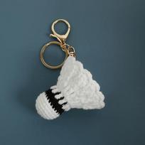 Mini Volleyball Keychain For Bag Pendant Sport Ball Series Crochet Keychain  Knit Football Keyrings Custom Accessories gray