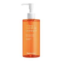 Farmstay Ginseng & Niacinamide Cleansing Oil Brightening Hydrating 300ml orange