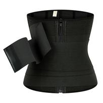 Zipper Waist Trainer Trimmer Corset Women Slimming Sheath Flat Belly Bandage Wrap Fitness Girdle Detachable Belt 3XL-4XL