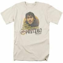 26 Mallrats Pretzels T Shirt Mens Licensed Movie Tee Jay Silent Bob Brodie Cream Unisex T-Shirt XL gray