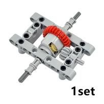 MANO KŪRINYS Statybinės kaladėlės Techninis automobilis Priekinės pakabos vairo sistemos Detalių rinkinys PASIDARYK pats Kaladėlės Automobilis Sunkvežimis PF Servo variklis Padanga Leduo black