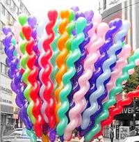 36 colių Spiraliniai Balionai Ilgas Sriegis Latekso Balionas Plūduriuojantys Oro Kamuoliukai Pripučiami Vestuvių Gimtadienio Kalėdų Dekoracija 36inch red