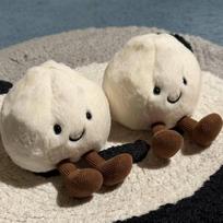 Cute Small Steamed Bun Plush Toy Yoyo Xianxian Adorable Food Stuffed Doll with Smiling Face Legs Soft Plushie Home Decor Gift 7cm a set gray