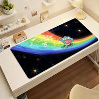 A-Nuostabusis G-Gumball Peliuko Kilimėlis Kompiuterio Nešiojamojo Kompiuterio Guminis Neslystantis Peliuko Kilimėlis Kilimėlis Žaidėjams Dekoras Stalo Kilimėlis 40cmx90cm(15.7x35.4inch) blue