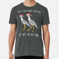 Screaming Curlews Christmas Premium T-Shirt S to 5XL Made in the AU/USA T-Shirt S black