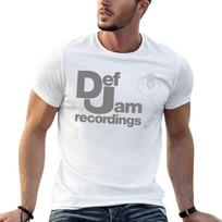 Def Jam Klasikinis Marškinėlis Gatvės Stiliaus Spausdintas Marškinėlis 3XL black