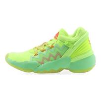 adidas D.O.N. Issue #2 Big Kids 'Spida Sense' (Unisex) Glory Mint / Signal Green / Solar Red Kids' Basketball Shoes FW8747 36.0 green