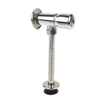 Automatic Shutoff Urinal Toilet Flush Valve Push Button Manual Delay Water Efficient for Hotel Guest Bathrooms one size white