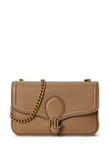 Lauren Ralph Lauren - Luxe Pebble Lthr-Bradley Wllt-Woc-L - Rankinė per petį - Ruda