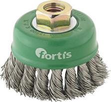 Vielinis šepetys metalui šlifuoti Fortis 4317784780995; 80 mm
