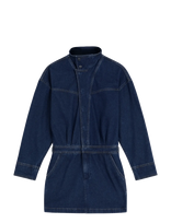 Wrangler - Moto Dress - Džinsinė suknelė - Tamsiai mėlyna