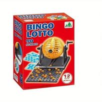 Deluxe Bingo žaidimo rinkinys su narveliu Bingo žaidimo rinkinys Loterijos aparatas Mini žetonai Apsimestinis Puikiai tinka šeimos vakarėliui red