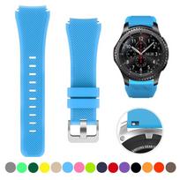 20mm 22mm Band for Samsung Galaxy Watch 6/7/5/pro/4/Classic/46mm/active 2 Gear s3 silicone bracelet Huawei GT/5/4/2/3 Pro strap 22mm blue