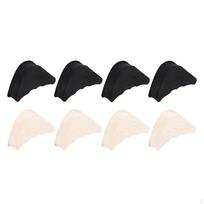 8Pcs Toe Filler Inserts, Plug Comfortable Breathable Shoe Inserts Cushion Fillers for Shopping white