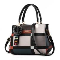 Women's Bag 2026 Summer New Fashion Big Bag Simple Large Capacity Handheld One Shoulder Crossbody Bag 28x15x20cm black