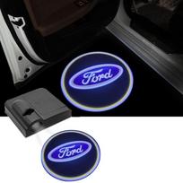 Led Car Door Welcome Lights Projector Ghost Shadow Lamp For Ford Fiesta Mondeo Fusion Explorer Escape Shelby Edge Auto Accessory gray