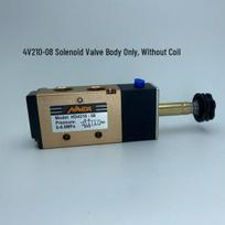 4V210-08 Two-Position Five-Way Solenoid Directional Control Valve AC220V/DC24V with Air Cylinder Coil