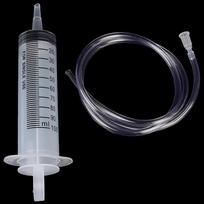 100 ml didelės talpos švirkštas, daugkartinio naudojimo pompa, matavimui su 1 m žarnele, maitinimui, rašalui Onesize
