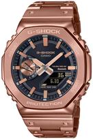 G-SHOCK pilnai metalinis analoginis-skaitmeninis laikrodis GA-2100 serija GM-B2100GD-5AJF Rožinio aukso Bluetooth vyriškas Tough Solar 20 ATM