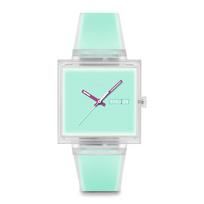SWATCH SO38K702 Unisex laikrodis, paprasto kasdienio dizaino, 33 mm korpusas, atsparus vandeniui iki 2 ATM, 24 mėnesių garantija white
