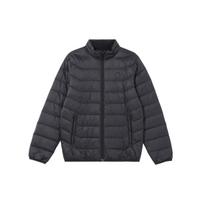 Anta Solid Color Zip Stand Collar Warm Down Jacket Men Outerwear Basic-Black 152347902-5 XL