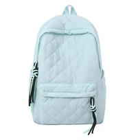 Solid Color Women's Backpack Lightweight Student Schoolbag