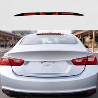 For Chevry Malibu 2016~2023 Black Glossy Tail High Brake Lamp Light Cover Decor gray