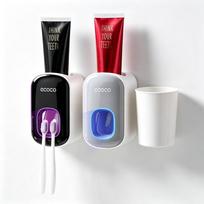 Bathroom Accessories Pack Automatic Toothpaste Dispenser Wall Mount Toothpaste Squeezer Toothpaste Holder Rack pilka