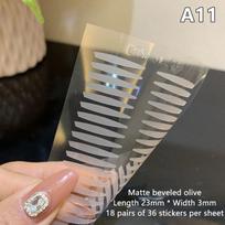 Invisible Double Eyelid Tape Self-Adhesive Transparent Eyelid Stickers Waterproof Fiber Stickers For Eyelid as the picture gray